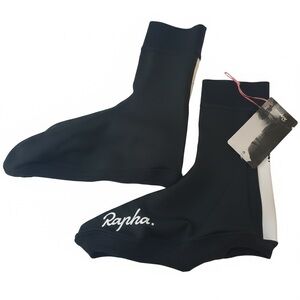 NWT Rapha Winter Cycling Overshoes Black Size Large Waterproof Thermal